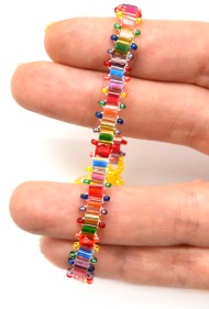 Beaded Rainbow Bracelet